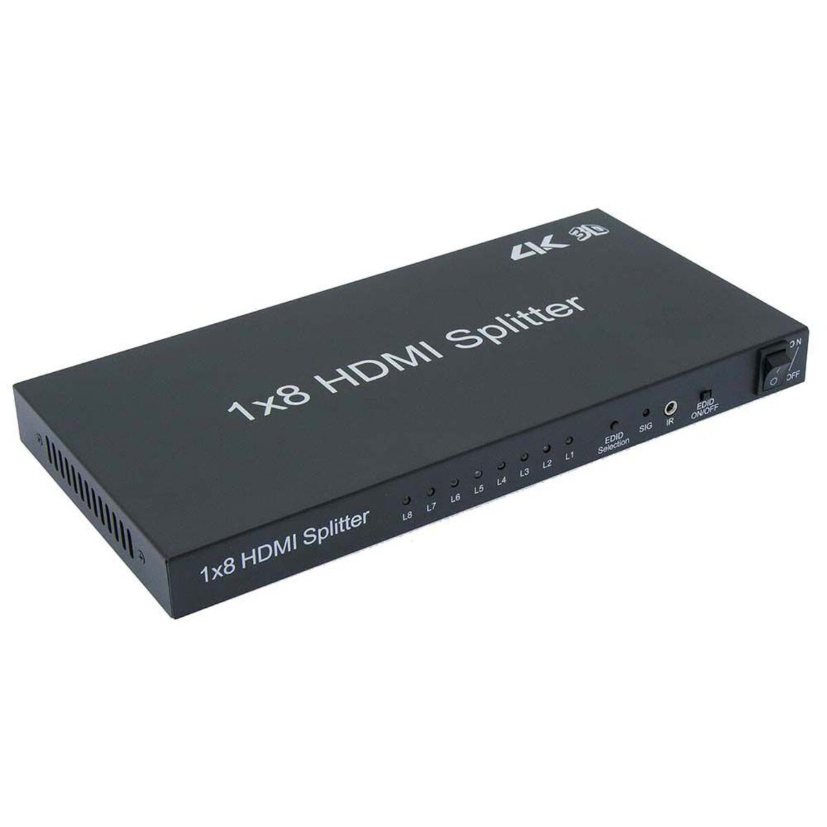 HDMI 1Input 8Output Splitter 4K x 2K 3D with IR Extension Function